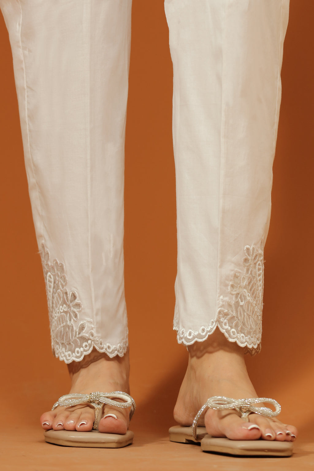 Solid Straight Trouser