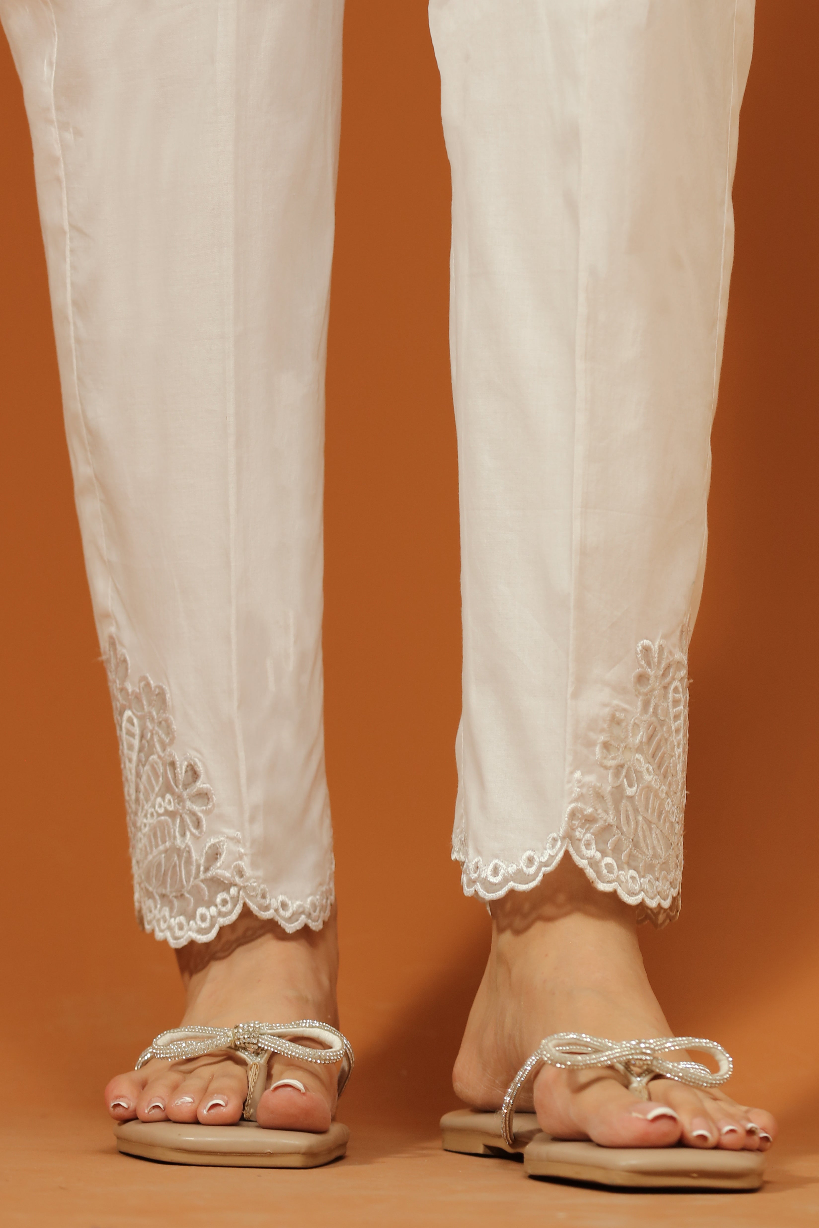 Solid Straight Trouser