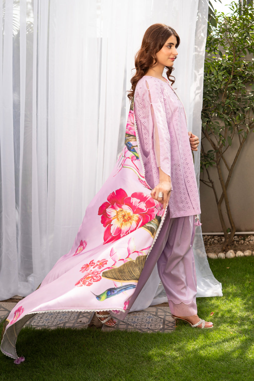 Printed Silk Dupatta