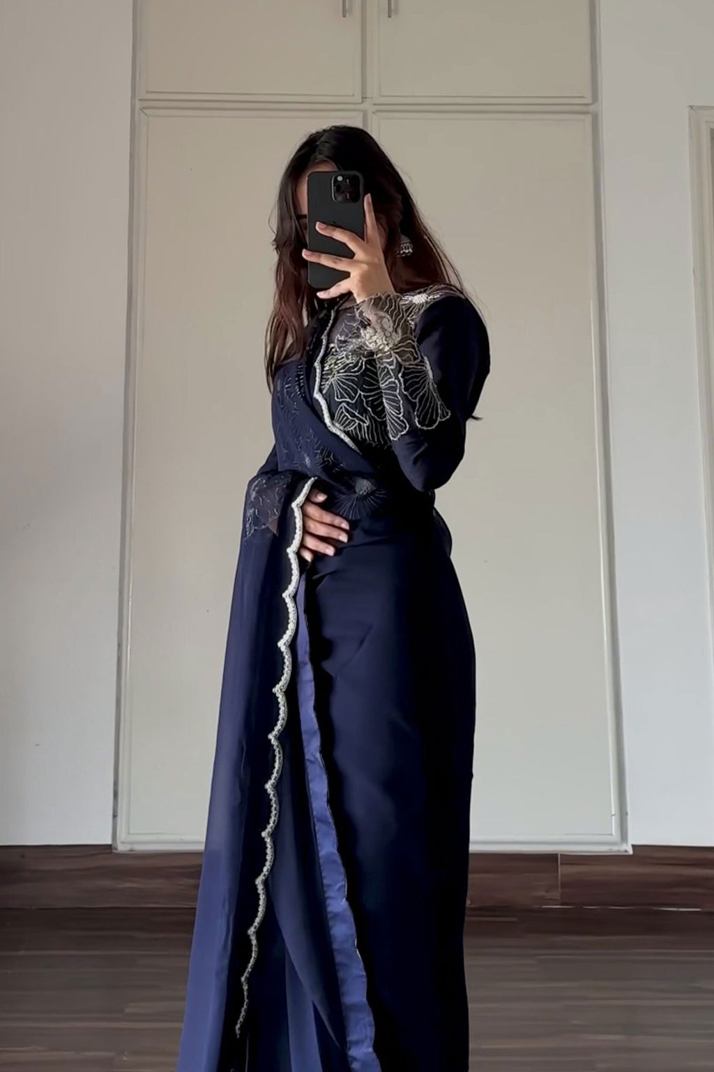 Royal Blue Saree