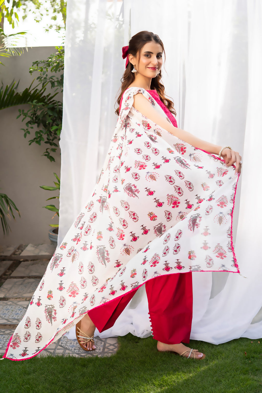 Printed Chiffon Dupatta