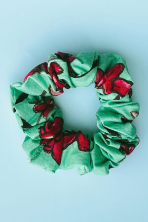 Floral Printed Scrunchie